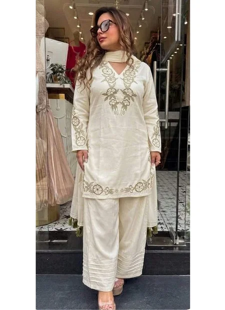 Khas 117 A To C Armani Satin Farshi Salwar Kameez